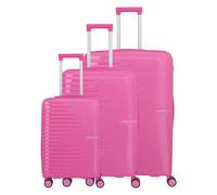 Travelite Pacific 4 roues Set de valises 3 pièces rose