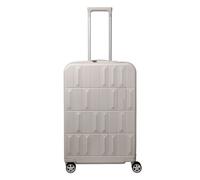 Travelite Valise Panello – Coque rigide 65 cm à roulettes Ivoire