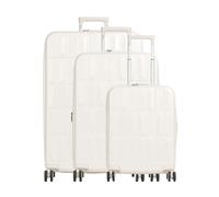 Travelite Panello Set de valise (4 roues) crème, 51 x 76 x 30cm