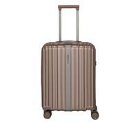 Travelite Paros 4 roulettes Trolley de cabine 55 cm brun