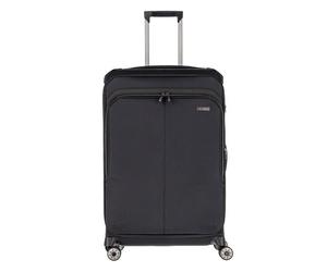Travelite Priima 4 roues Valise cabine 79 cm avec soufflet d'extension noir