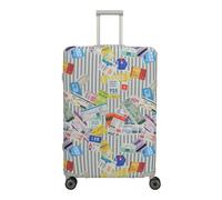travelite pull-over Trolley Cover L Multi Color / Tickets