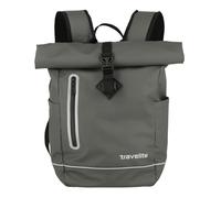 travelite rolltop sac à dos imperméable, sac à dos pour vélo, sac à dos de loisirs avec fermeture rolltop & réflecteurs, BASICS, 48 cm, 19 litres