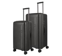 Travelite Set de valises Roomer 4W M/L 279692 2 pièces 4 roulettes coque dure TSA Noir
