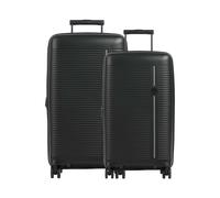 Travelite Set de valises Roomer 4W M/L 279692 2 pièces 4 roulettes coque dure TSA Noir