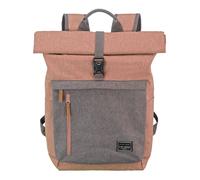 travelite sac à dos Basic Rollup Backpack Pink / Grey