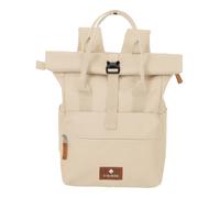 Travelite Bagage à main Sac à dos pour ordinateur portable 14 pouces avec poignée courte enroulable, blanc cassé, bis 46 cm, Sac à dos Rollup avec compartiment pour ordinateur portable