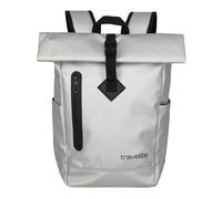 travelite Sac à dos de loisirs argent pour femme et homme - Basics Roll-Up Backpack Plane 305873