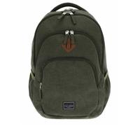 travelite Sac à dos de loisirs vert olive pour femme et homme - Basic Melange Backpack Uni Olive 317147