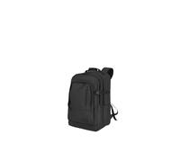 travelite sac à dos en matériau hydrofuge, compartiment rembourré pour ordinateur portable 15,6 pouces, sac à dos à la journée BASICS avec fonction d'accrochage, 48 cm, 28 litres, 900 grammes