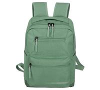 Travelite Sac à dos Kick Off M - 17 l - Compartiment matelassé pour ordinateur 13 pouces - Vert