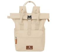 Travelite Bagage à main Sac à dos pour ordinateur portable 14 pouces avec poignée courte enroulable, blanc cassé, bis 46 cm, Sac à dos Rollup avec compartiment pour ordinateur portable