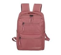 Travelite sac à dos taille M conforme aux normes IATA pour les bagages à main, série KICK OFF : sac à dos pratique pour les vacances et le sport, 40 cm, 17 litres, rose