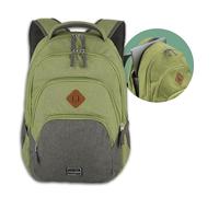 travelite Melange Backpack travelite Basic Melange Backpack Green / Grey [76727]