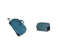 Travelite Sac de Voyage à roulettes Taille XL, Série de Bagages Kick Off : Sac de Voyage & Trousse de Voyage, série de Bagages Kick Off : Trousse de Toilette Pratique