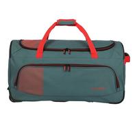 travelite Sac de voyage vert foncé orange pour femme et homme - Basics Fresh Wheeled Duffle L Green / Orange 307623
