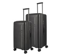 travelite set de valises 4 roues 2 pièces tailles L/M, série de bagages ROOMER : trolleys à coque dure avec serrure à combinaison TSA ; taille M avec soufflet d'extension intégré