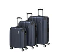 Travelite City Set de valises à 4 roulettes 3pcs. bleu