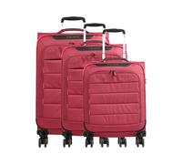 Travelite Skaii Set de valise (4 roues) fuchsia, 47 x 78 x 30cm