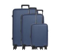 Travelite Skymate Set de valise (4 roues) bleu, polypropylène, unisexe