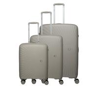 Travelite Tamaris x Travelite Voyaage 4 roulettes Set de valises 3 pièces avec soufflet d'extension jaune