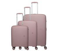 Travelite Tamaris x Travelite Voyaage 4 roulettes Set de valises 3 pièces avec soufflet d'extension rouge