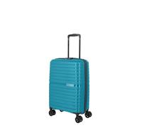 Travelite Trient Bagage à Main à 4 Roues Petite Valise 36 litres Valise à Coque Rigide Conforme aux Dimensions des Bagages à Bord IATA, 55 cm, pétrole, Handgepäck 55 cm, Bagage à Main Rigide avec 4