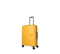 Travelite TRIENT Valise Rigide à 4 Roues de Taille Moyenne 67 litres - Valise à Coque Rigide avec Serrure à Combinaison TSA, 66 cm, Jaune, 66 cm, Valise Rigide à 4 roulettes