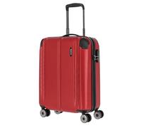 Travelite City Valise 4 roues rouge, plastique, 40 x 55 x 20cm