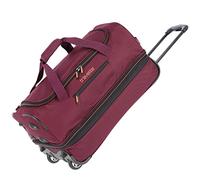 travelite trolley sac de voyage à roulettes moyen, extensible, BASICS, sac souple à roulettes avec soufflet d'extension, 55 cm, 51 - 64 litres