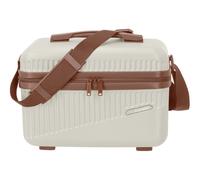 travelite trousse de maquillage Bali Beautycase White / Cognac