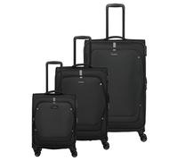 Travelite Umbria 4 roues Set de valises 3 pièces avec soufflet d'extension noir
