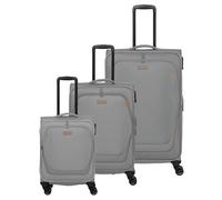 Travelite Umbria 4 roulettes Set de valises 3 pièces avec soufflet d'extension gris