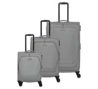 Travelite Umbria 4 roulettes Set de valises 3 pièces avec soufflet d'extension gris