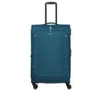 Travelite Umbria 4 roulettes Trolley L 77 cm avec soufflet d'extension bleu pétrole