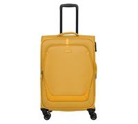 Travelite Umbria 4 roulettes Trolley M 67 cm avec soufflet d'extension jaune