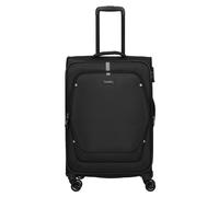 Travelite Umbria 4 roulettes Trolley M 67 cm avec soufflet d'extension noir