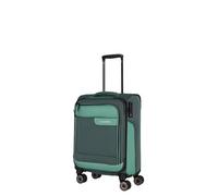 travelite valise 4 roues bagage à main coque souple en matériau recy onforme à la norme IATA, VIIA : trolley avec fonction emboîtable + protection des bords, 55 cm, 34 litres