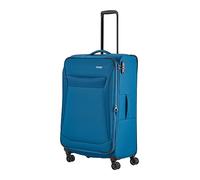 Travelite Valise 4 roues Chios L 78 cm – coque souple, soufflet extensible, bords protégés 90–97 l