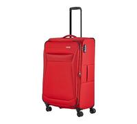 travelite valise à 4 roues taille L coque souple, série de bagages CHIOS avec soufflet extensible + protection des bords, trolley au look intemporel, 78 cm, 90 - 97 litres