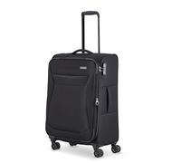 travelite valise à 4 roues taille M coque souple, série de bagages CHIOS avec soufflet extensible + protection des bords, trolley au look intemporel, 67 cm, 60 - 66 litres