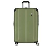 Travelite Valise City L 4 roulettes Serrure TSA Extensible 77 cm 113–124 L Vert