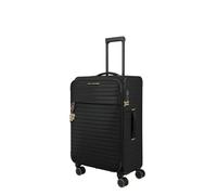 Travelite Barbara Stepp 4 roulettes Trolley M 68 cm avec soufflet d'extension noir