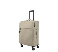 Travelite Valise Barbara STEPP à Coque Souple Taille M, avec Serrure TSA, Soufflet, 4 roulettes Doubles, 42 x 68 x 27/31 cm, 3,2 kg, 64-68 L
