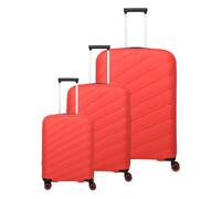 travelite valise Burano 4W Trolley-Set L / M / S Raspberry