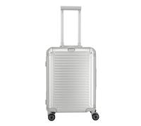 Travelite Valise cabine Next à 4 roues en Aluminium, 55 cm gris