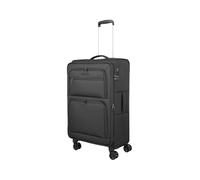 Travelite Valise CUBIS - Taille M - 72 cm - 78-88 L - Trolley avec Serrure | Valise souple à roulettes avec 4 roulettes doubles et pli extensible pour 1 à 2 semaines, beaucoup d'espace de rangement