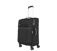 travelite Valise de Voyage Moyenne avec Soufflet d'extension, Durable, 4 roulettes, MIIGO, Bagage Souple Trolley en matière recyclée, Serrure TSA, 67 cm, 61-66 litres