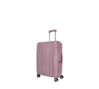 travelite Valise Moyenne à 4 Roues, Doublure recyclée, ELVAA, Trolley Soufflet Extensible, Coins de Protection + Serrure TSA, 66 cm, 72-77 litres