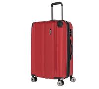 travelite valise rigide, taille moyenne, extensible, 4 roulettes, CITY, surface anti-rayures, serrure TSA, soufflet d'extension, 68 cm, 78 - 86 litres